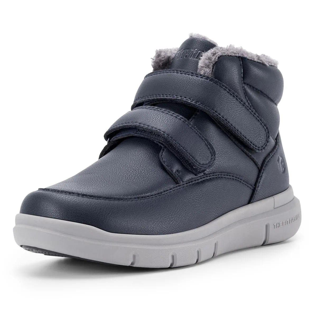 Botas de invierno para hombre extra anchas impermeables antideslizantes – azul EU 42
