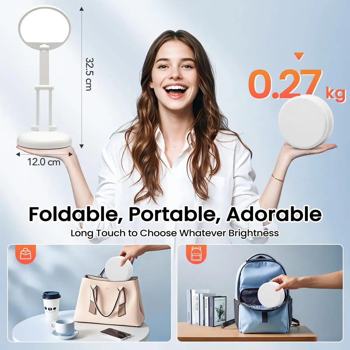 Lámpara de mesa recargable 3600mAh – foto 2