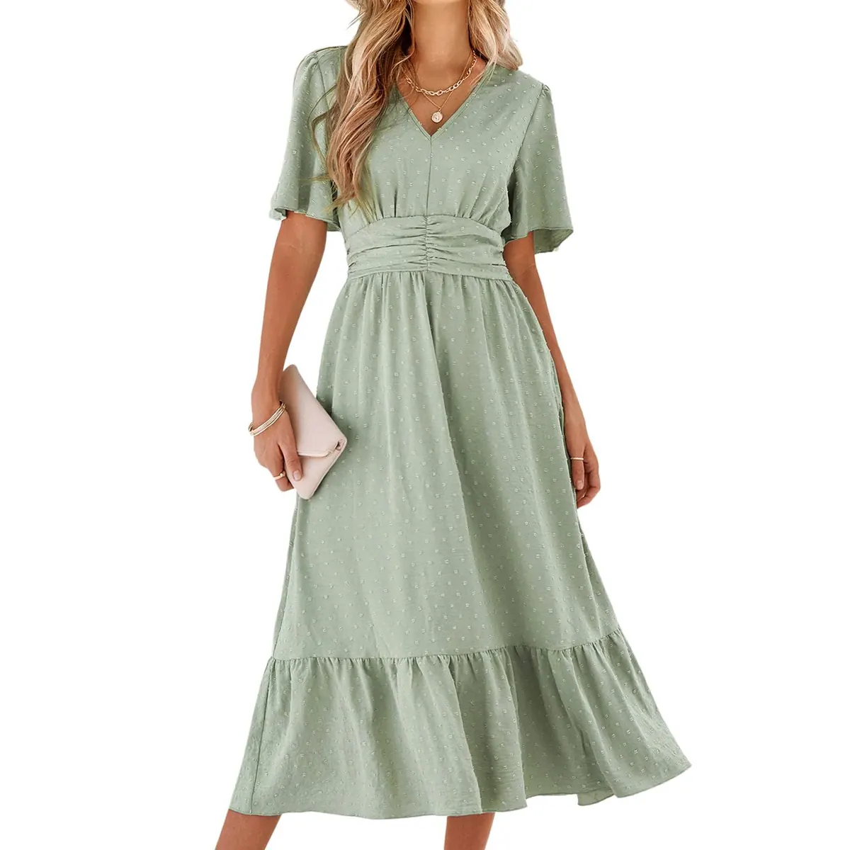 Vestido maxi boho floral